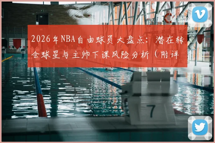 2026年NBA自由球员大盘点:潜在转会球星与主帅下课风险分析(附详细名单)